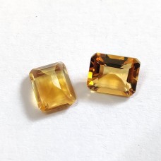 Citrine 10x8mm rectangle facet 2.65 cts